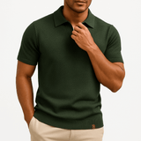 Camisa Polo Texturizada de Poliéster