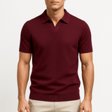 Camisa Polo Texturizada de Poliéster