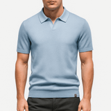 Camisa Polo Texturizada de Poliéster