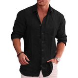 Camisa Reversible de Mezcla de Poliéster