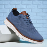 Zapatillas Ultracomfort Transpirables: Azul y Blanco