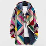 Sudadera de diseño geométrico