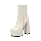 Carina - Botas de plataforma alta con estilo y seguridad