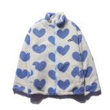 Cecília - Abrigo Reversible con Diseño de Corazones
