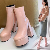 Carina - Botas de plataforma alta con estilo y seguridad