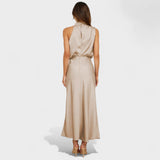 Alba - Elegance Satin Dress