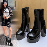 Carina - Botas de plataforma alta con estilo y seguridad