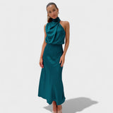 Alba - Vestido Satinado Elegante