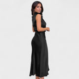 Alba - Vestido Satinado Elegante