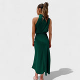 Alba - Vestido Satinado Elegante