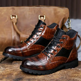 Afonso - Botas de Cuero de Cocodrilo Auténtico