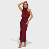 Alba - Vestido Satinado Elegante