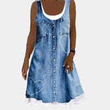 Vestido de Jean Sofisticado y Confortable