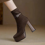 Janete - Botas de lujo con plataforma que combinan comodidad y estilo en cada paso