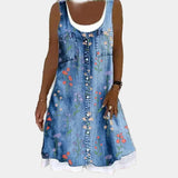 Vestido de Jean Sofisticado y Confortable