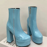 Carina - Botas de plataforma alta con estilo y seguridad