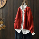Marlene - Lino Cardigan
