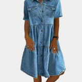 Vestido Bohemio de Mezclilla