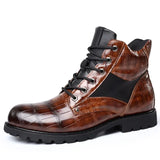 Afonso - Botas de Cuero de Cocodrilo Auténtico