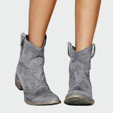 Botas de cowboy retro hasta el tobillo