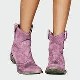 Botas de cowboy retro hasta el tobillo