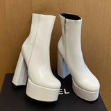 Carina - Botas de plataforma alta con estilo y seguridad