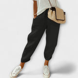 Bibi - Pantalones Casual de Lino con Estilo Moderno