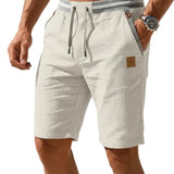 Victor - Pantalones Cortos de Lino para el Verano
