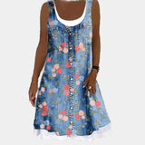 Vestido de Jean Sofisticado y Confortable