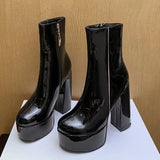 Carina - Botas de plataforma alta con estilo y seguridad