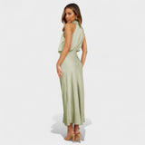 Alba - Elegance Satin Dress
