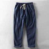 Bernardo - Pantalones de verano con cinturón ajustable
