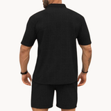 Conjunto Retro de Camisa y Pantalones Cortos