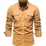 Camisa Larga de Mezcla Transpirable