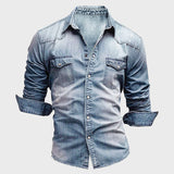 Camisa Estructurada con Botones en la Parte Frontal