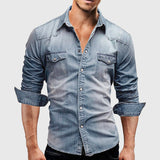 Camisa Estructurada con Botones en la Parte Frontal