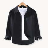Camisa con Botones Flexibles en la Parte Delantera