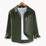 Camisa con Botones Flexibles en la Parte Delantera
