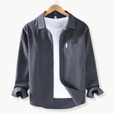 Camisa con Botones Flexibles en la Parte Delantera