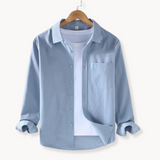 Camisa con Botones Flexibles en la Parte Delantera