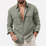 Camisa Térmica con Bolsillos Cargo Confort
