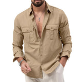 Camisa Térmica con Bolsillos Cargo Confort