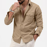 Camisa com Bolsos Cargo e Conforto Térmico