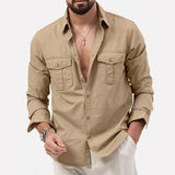 Camisa Térmica con Bolsillos Cargo Confort