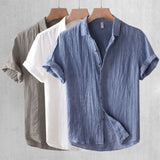 Camisa de Mezcla Ligera con Corte Relax