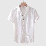 Camisa de Mezcla Ligera con Corte Relax