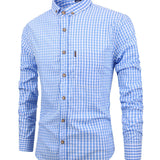 Camisa de Cuadros en Tejido Suave