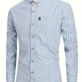 Camisa de Cuadros en Tejido Suave