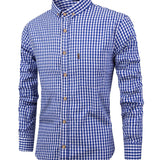 Camisa de Cuadros en Tejido Suave