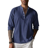 Camisa de Textura Arrugada y Transpirable